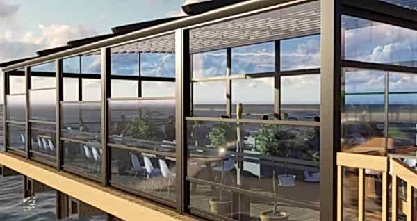 Guillotine, Windbreaker And Bioclimatic